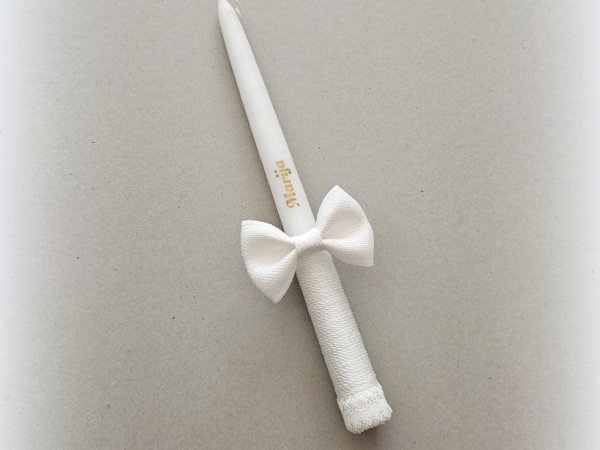 Krikšto žvakė, rožančius, dėžutė žvakei - Accessory