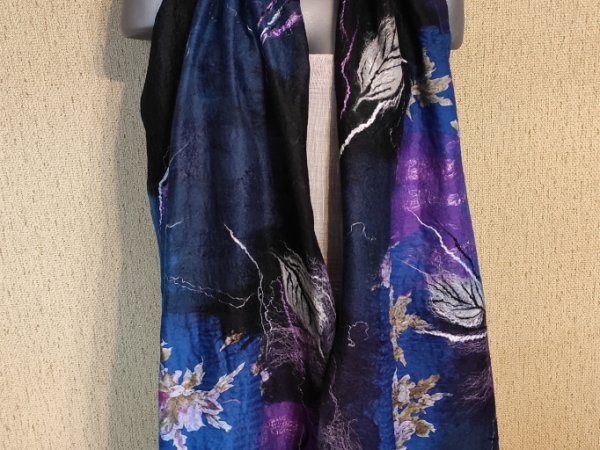 Veltas šalis mėlynų - violetinių spalvų 3