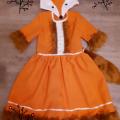 Fox carnival costume for a girl - Other clothing - sewing