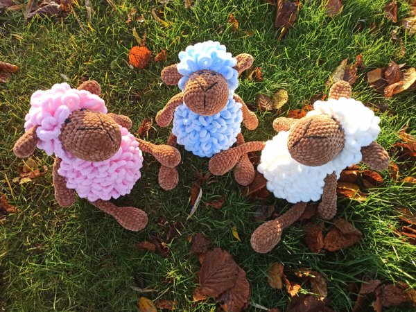 Didelės spalvotos avytės - Dolls & toys