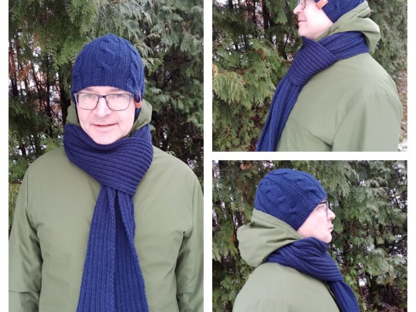 Mėlyna kepurė ir šalikas - Hats
