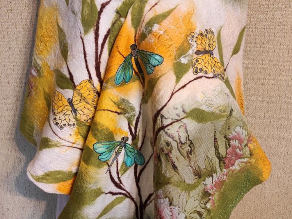 Veltas šalis "Alsuojantis pavasariu" - Scarves & shawls