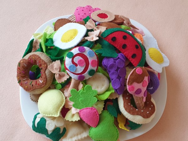 Siūti maisto produktai - Dolls & toys