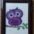 Painting "Owl" - Needlework - sewing