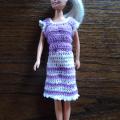 Purple dress for Barbie - Dolls & toys - needlework