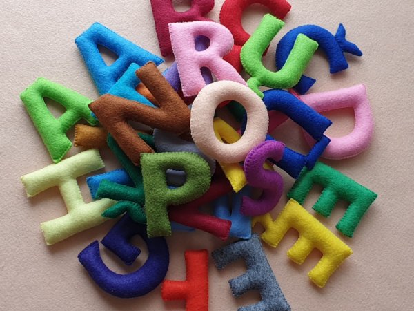 Abėcėlė iš veltinio - Dolls & toys