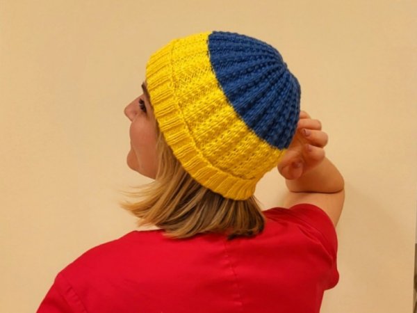 kepurė "Mėlyna ir geltona" - Hats