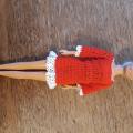 Red dress for Barbie - Dolls & toys - needlework