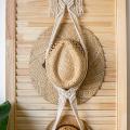 Macrame hat hanger - For interior - making