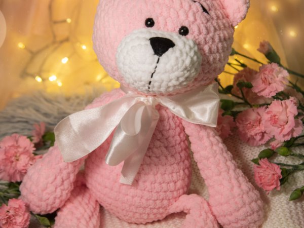 Rožinė meška 1 - Dolls & toys