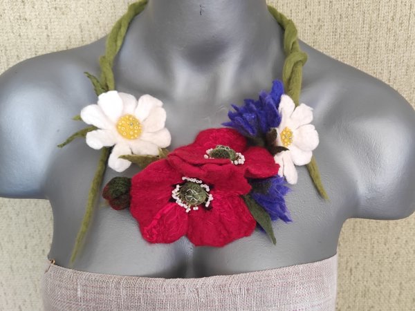 Veltas papuošalas " Lietuviška vasara" - Necklaces