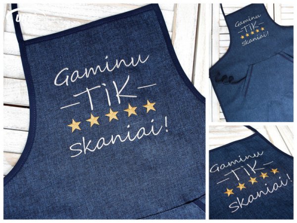 Virtuvės prijuostė "Gaminu TIK skaniai!" 3