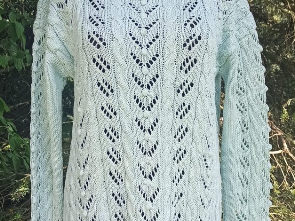 Mėtinis medvilninis megztukas - Sweaters & jackets