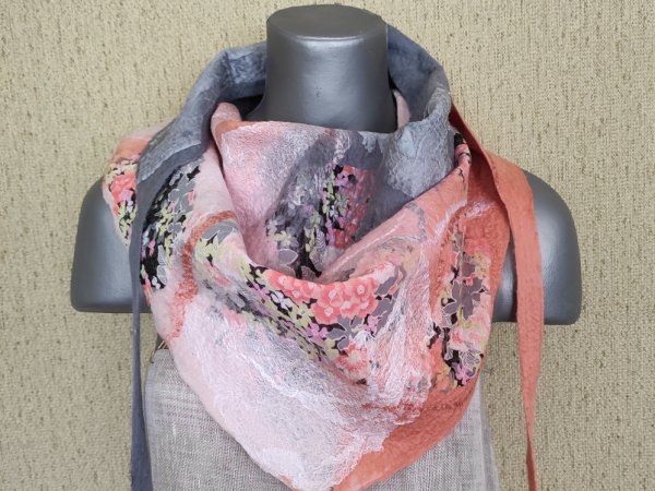 Veltas surišamas šalikėlis "Švelnumas" - Scarves & shawls