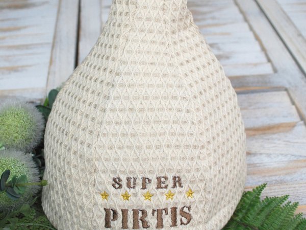 Lininė pirties kepurė - SUPER PIRTIS 1
