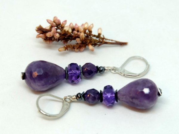 Gorgeous amethyst earrings 2