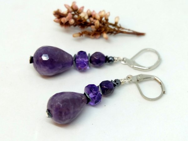 Gorgeous amethyst earrings - Earrings
