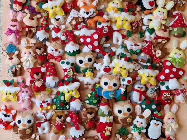 Toys from felt - Dolls & toys