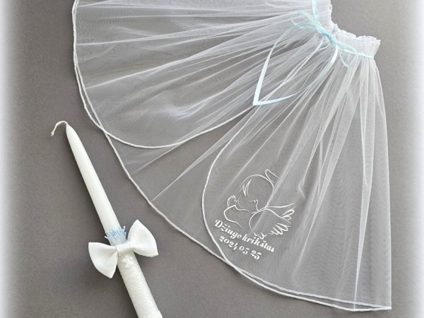 Vardinė krikšto skraistė krikštynų žvakė - Accessories