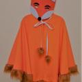 Fox carnival  costume with cape for kids - Other clothing - sewing