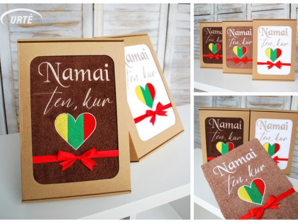 Namai ten, kur LIETUVA - Siuvinėti rankšluosčiai 3