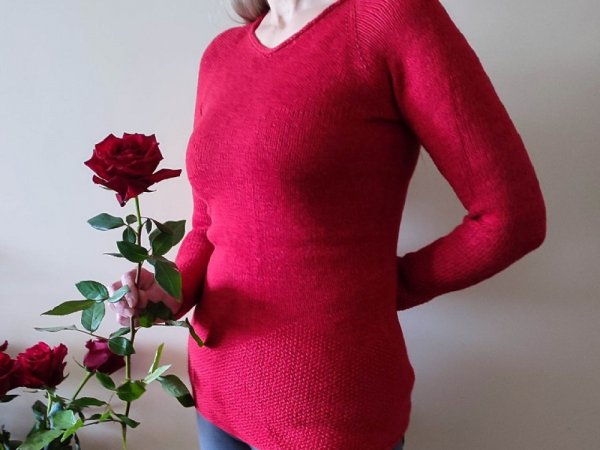 Raudonas  megztukas - Sweaters & jackets