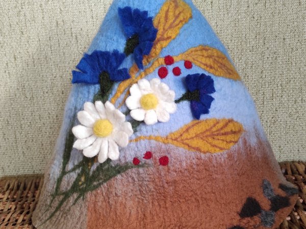 Velta kepurė pirčiai " Rugpjūtis" - Hats