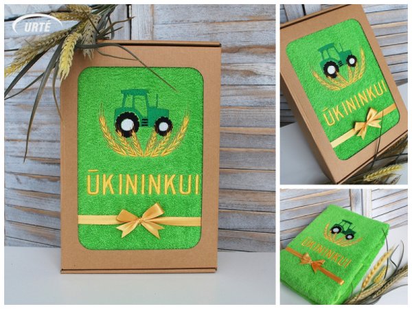 Dovana ūkininkui - siuvinėti rankšluosčiai 2