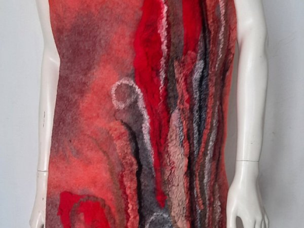 Velta suknelė raudona klasika - Dresses