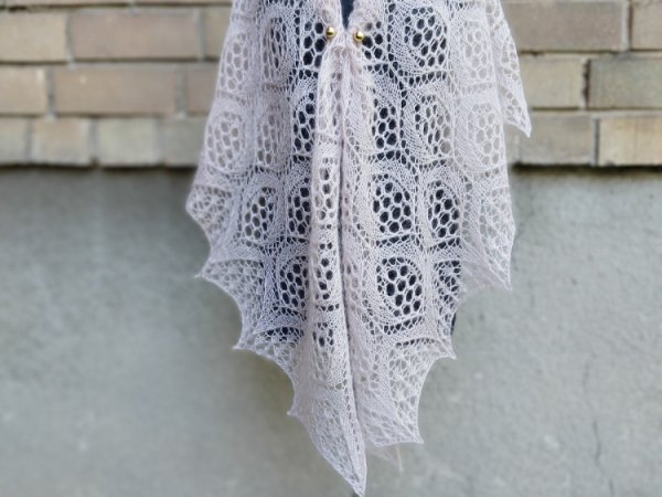 Švelniai rožinė skara skraistė - Wraps & cloaks