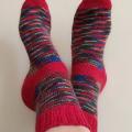 Handmade knitted woolen pattern socks - Socks - knitwork