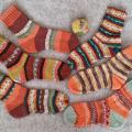 Handmade knitted woolen pattern socks - Socks - knitwork