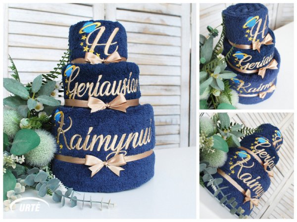 Geriausia dovana kaimynui - rankšluosčių tortas 3