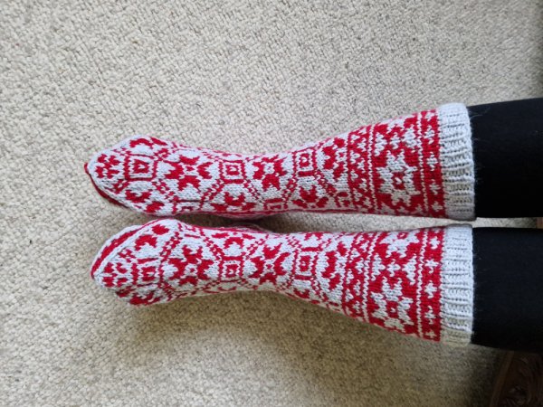Kojines pilka-balta - Socks