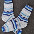 Handmade knitted woolen pattern socks - Socks - knitwork