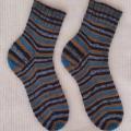 Handmade knitted woolen pattern socks - Socks - knitwork