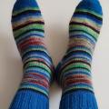 Handmade knitted woolen pattern socks - Socks - knitwork