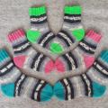 Handmade knitted woolen pattern socks - Socks - knitwork