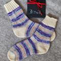 Handmade knitted woolen pattern socks - Socks - knitwork