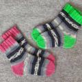 Handmade knitted woolen pattern socks - Socks - knitwork