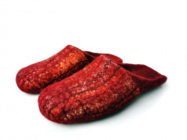 Veltos šlepetės Bordo1 2