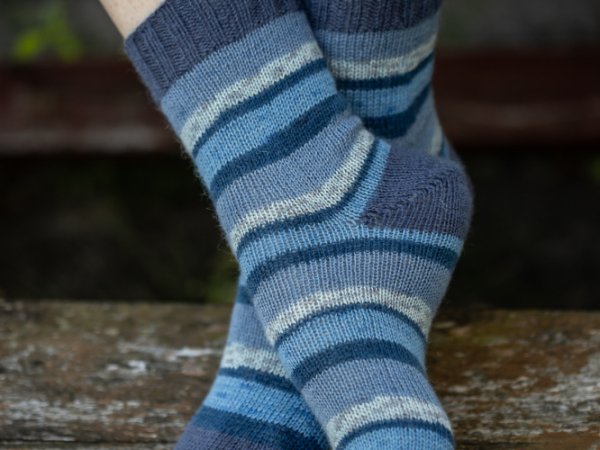 Melsvos kojinės - Socks