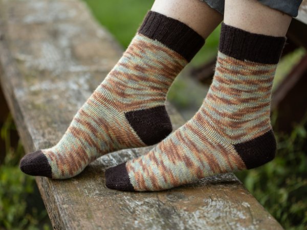 Švelniai rusvos kojinės - Socks