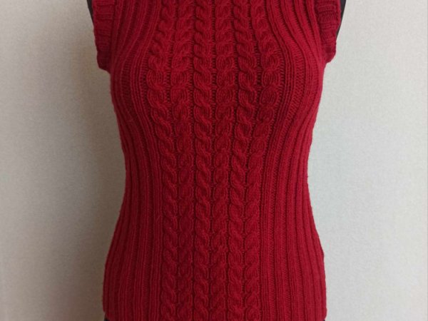 Raudona liemenė ir rankovės - Blouses & jackets