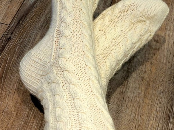Kojinės su pynėmis - Socks