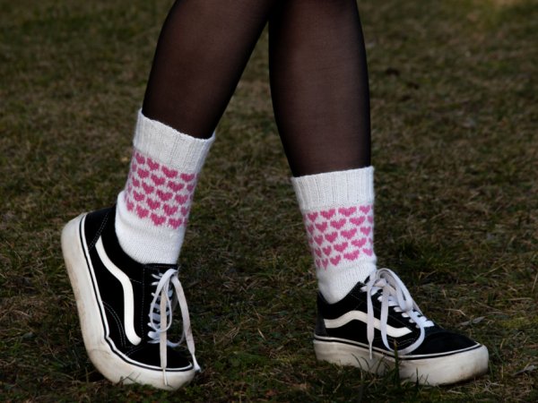 Širdutinės kojinės - Socks