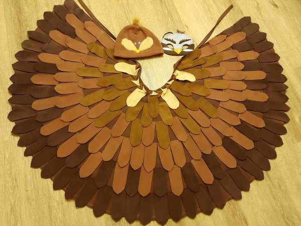 Sparrow, bird carnival costume 3