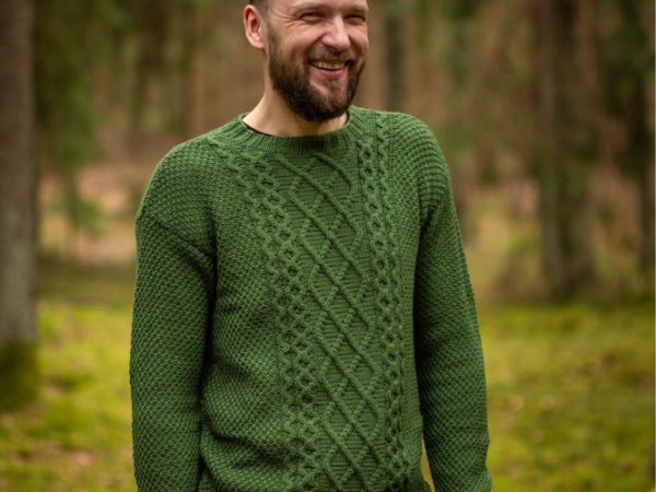 Žalias merino megztinis - Sweaters & jackets