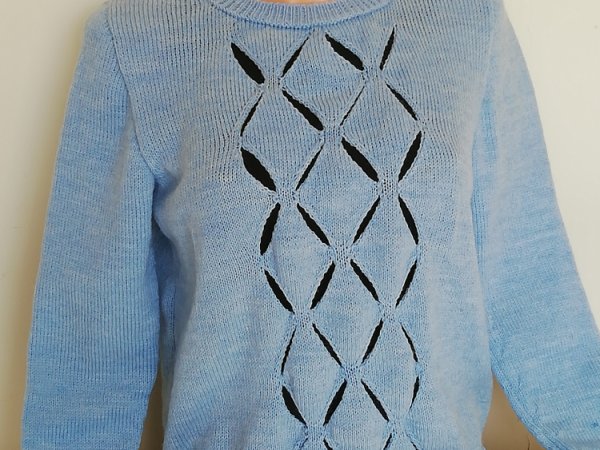 Sweater „ROMBS“  - Machine knitting