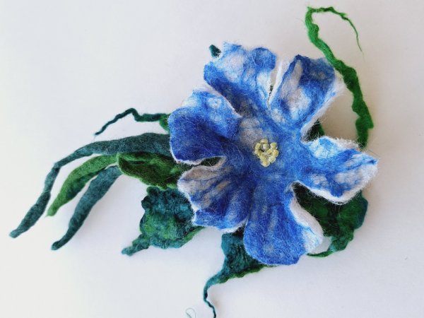 Sagė mėlynas žiedas - Flowers